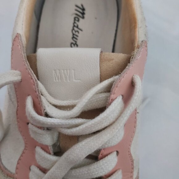 Madewell Court Sneakers in Colorblock Suede & Snakeskin Embossed Leather - Picture 7 of 7